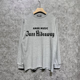 Amiri long sleeve shirts music letterprinting