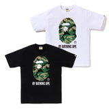 Bathing Ape T Shirt Spring Summer Forest Camouflage Ape Man Letter Print Pattern Short Sleeve T-Shirt