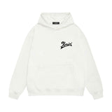 Amiri hoodie slanted letter printing