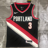 NBA Jerseys Season 21, Blazers, Black No. 3, McCollum