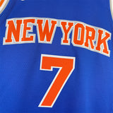 NBA Jerseys 23 season Knicks, away, No. 7 Blue, Anthony