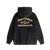 Amiri washed hoodie MV washed old print