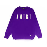 Amiri long sleeve shirts classic letter spider print