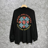 Amiri long sleeve shirts flower clusters printing