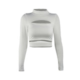 Women Tops Fashion Sexy Tight Stretch Top (Zy0414)
