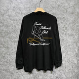 Amiri long sleeve shirts billiard sketch printing