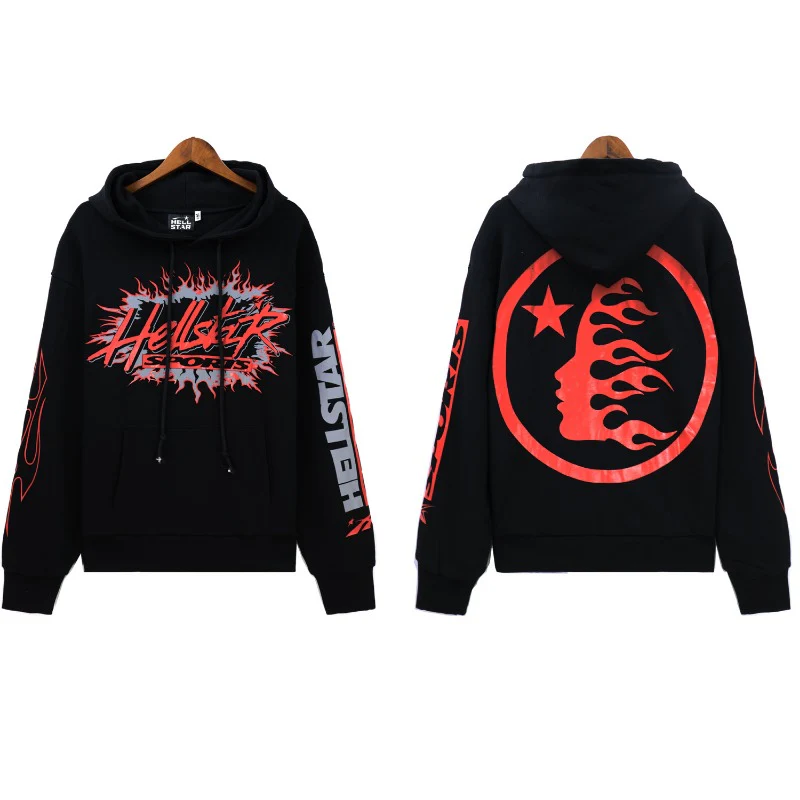 Hellstar Hoodie & Pants Vintage Washed Old Hooded Sweater Hoodie