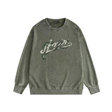 Amiri washed sweatshirt Yeman letter print washed old
