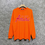 Amiri long sleeve shirts stroke pure letterprinting