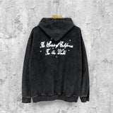 Amiri washed hoodie angel twins washed distressed printing