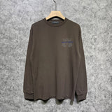 Amiri long sleeve shirts splash ink large simple logo printing
