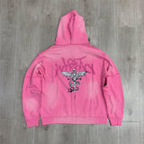 Lost intricacy Hoodie rhinestones