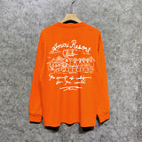 Amiri long sleeve shirts sketch country printing