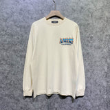 Amiri long sleeve shirts flame island printing