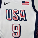 NBA Jerseys 24, Team USA, White 9, Halliburton