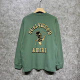 Amiri long sleeve shirts dice man printing
