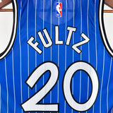 NBA Jerseys Season 19, Magic, Retro, Striped Blue No. 20, Fultz