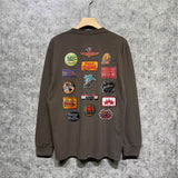 Amiri long sleeve shirts multi-chapter printing