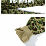 Bathing Ape Pant Spring Brand Ape Man Head Print Camouflage Men's and Women's Shark Casual Pants