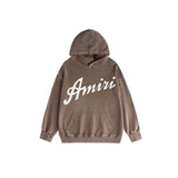 Amiri washed hoodie water estate printing