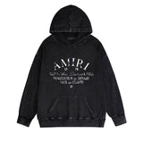 Amiri washed hoodie damaged little spider la&ca washed distressed printing
