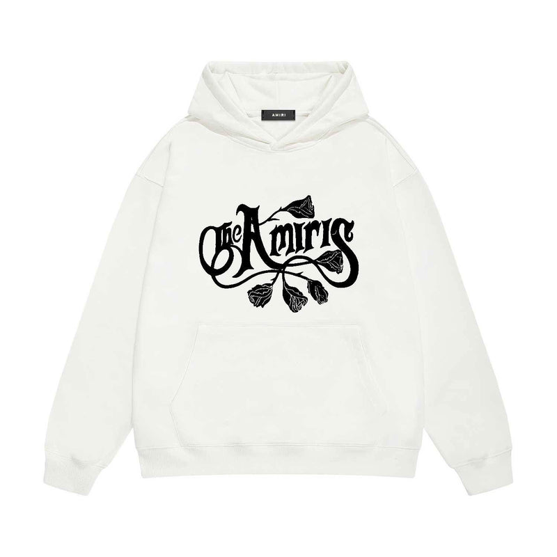 Amiri hoodie morning glory printing
