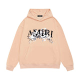 Amiri hoodie colorless floral print