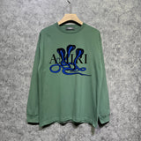 Amiri long sleeve shirts new font cobra printing