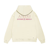 Amiri hoodie crayon horizontal stripes printing