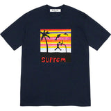 Men T-shirts 21SS Dunk Tee Flying Dunk Slam Dunk Seaside Coconut Rainbow Loose Short Sleeve Crew Neck
