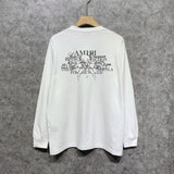 Amiri long sleeve shirts letter angel ball printing