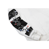 C.e sweatshirt autumn winter c.e creative pattern round neck pullover sweatshirt