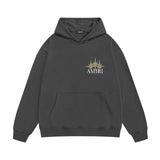 Amiri hoodie bone crack star print