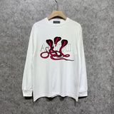 Amiri long sleeve shirts new font cobra printing