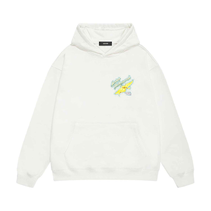 Amiri hoodie star point wings printing