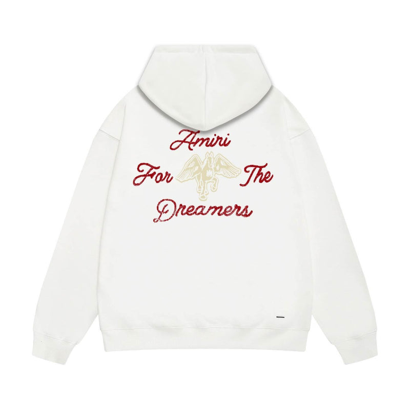 Amiri hoodie mottled pegasus print