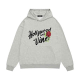 Amiri hoodie hollywood rose printing