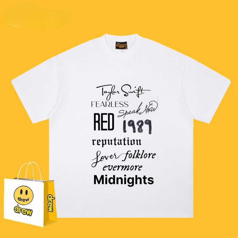 Drew T Shirts Short Sleeve Printed T-shirt Loose