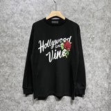 Amiri long sleeve shirts hollywood rose printing