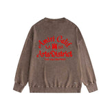 Amiri washed sweatshirt la limited art word printing washed and distressed