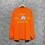 Amiri long sleeve shirts yellow letter pegasus printing