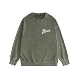 Amiri washed sweatshirt oblique letterprinting washed and distressed