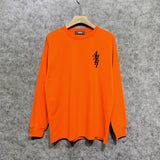 Amiri long sleeve shirts vertical small overlapping letterprinting