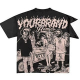 Street Unisex T-shirt Hip Hop Gothic Punk
