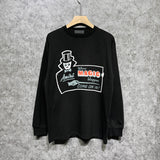 Amiri long sleeve shirts top hat magician printing