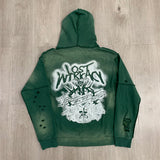 Lost intricacy Hoodie rhinestones