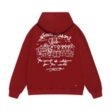 Amiri hoodie sketch country printing