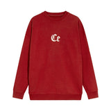 C.e sweatshirt spring & fall c.e printing light-change batik round neck pullover sweatshirt one piece wholesale