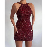 Women Party Dress Dazzle in Style Sparkling Dresses to Make You Shine (Ss0416)