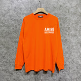 Amiri long sleeve shirts wolf music hand print